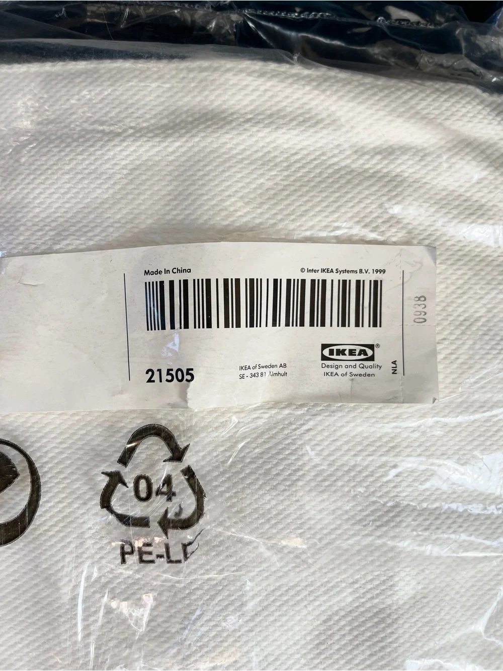 New IKEA Lillberg Chair Cover Off White Removable Washable Armchair 001.198.10